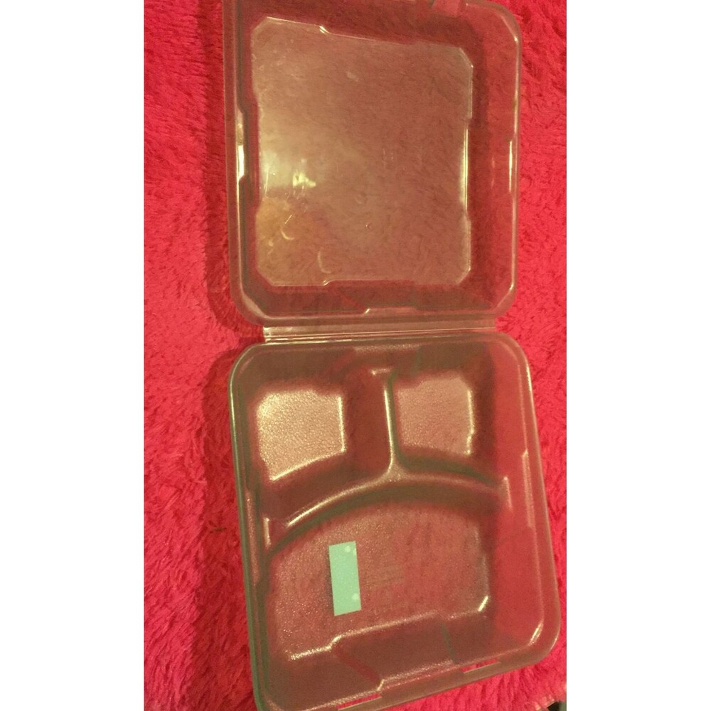 Eco Take Out Plate To Go Bento Box Lunch Work Food Storage Meal Prep Container